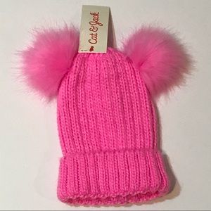 Cat & Jack girls hat PINK NEW! L222